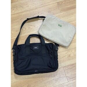 Tumi Briefcase Black Nylon Ballistic Expandable Laptop Computer W/Laptop Insert